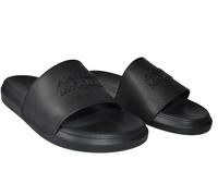 Alexander McQueen Sandalo Nero In Gomma Slider Logo UK 9 US 10 Nuovo