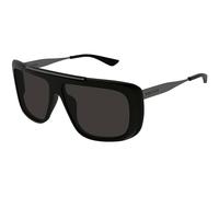 Alexander McQueen Unisex Alexander McQueen AM0492S 002 Occhiali da sole Acetato Nero Grigio Pilot