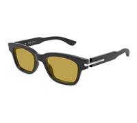 Alexander McQueen Unisex Alexander McQueen AM0497S 003 Occhiali da sole Acetato Grigio Squadrata