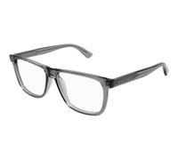 Alexander McQueen Uomo Alexander McQueen AM0463O 003 Montature da vista Acetato Grigio Trasparente Pilot