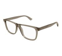Alexander McQueen Uomo Alexander McQueen AM0463O 005 Montature da vista Acetato Marrone Trasparente Pilot
