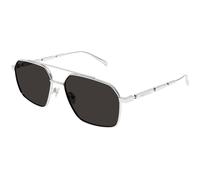 Alexander McQueen Uomo Alexander McQueen AM0477S 001 Occhiali da sole Metallo Argento Grigio Pilot