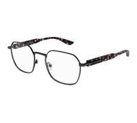Alexander McQueen Uomo Alexander McQueen AM0499O 002 Montature da vista Acetato Rutenio Trasparente Geometrica