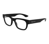 Alexander McQueen Uomo Alexander McQueen AM0531O 001 Montature da vista Acetato Nero Trasparente Squadrata