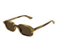 Alexander McQueen Uomo Alexander McQueen AM0558S 003 Occhiali da sole Acetato Havana Marrone Squadrata