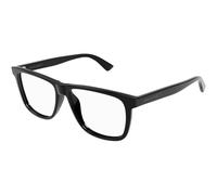 Alexander McQueen Uomo AM0463O 001 Montature da vista Acetato Nero Trasparente Pilot