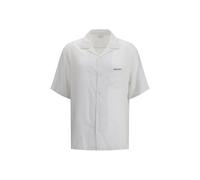 Alexander McQueen White Viscose Pattern Shirt - 16.5
