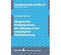 Alexander Meind Intergenerative Verteilungswirkung beim Uebergang zu (Tascabile)