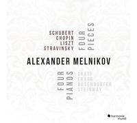 Alexander Melnikov Alexander Melnikov: Four Pieces - Four Pianos (CD)