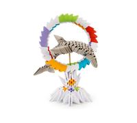 Alexander Origami 3D 501828-3D Origami Dolphin - Beautiful 3D Paper Sculpture wi