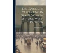 Alexander Padbe Die ländliche Verfassung in den Provinzen Ost (Copertina rigida)