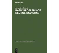 Alexander R. Luria Basic Problems of Neurolinguistics (Copertina rigida)