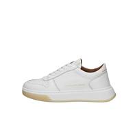 ALEXANDER SMITH Sneaker Uomo Harrow in Pelle Bianca White, 42