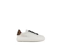 Alexander Smith - Soho Donna in pelle liscia bianca e tallone in cavallino maculato - - Shoes - Donna - Bianco - 41 EU