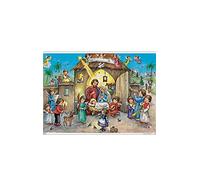 Alexander Taron Korsch - Presepe Avvento-8" H x 29,2 cm L x .1" D, grigio