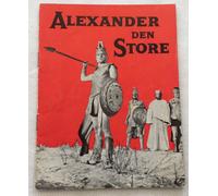 Alexander the Great Richard Burton Fredric March Vintage 1956 Danish Movie Pr...