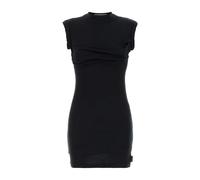 Alexander Wang - Abito Corto in Cotone Elasticizzato - - Dresses - Donna - Nero - M