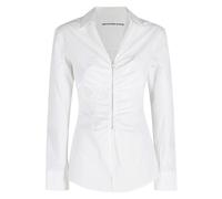 Alexander Wang - Camicia con Zip e Dettaglio Arricciato - - Blouses & Shirts - Donna - Bianco - S