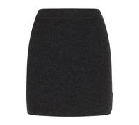 Alexander Wang - Mini Gonna con Patch Logo in Maglia - - Skirts - Donna - Grigio - M