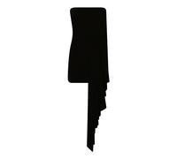 Alexander Wang - Miniabito senza spalline con drappeggio asimmetrico - - Dresses - Donna - Nero - S