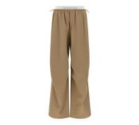 Alexander Wang, ,Trousers ,Donna ,Beige ,S Mid-Rise Track Pant