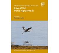 Alexander Zahar Research Handbook on the Law of the Paris Agr (Copertina rigida)