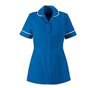 Alexandra al-hp298bb-76 Series al-hp298 tunica da donna, tinta unita, profili bianchi/Trim, petto 76 cm, taglia 4, Blade blu