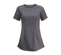 Alexandra al-nf32ch-10 Series al-nf32 donna satin Trim beauty tunica, tinta unita, taglia 10, antracite