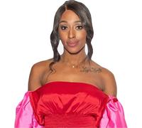 Alexandra Burke (Red Dress) Half Body Buddy Cutout