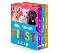 Alexandra Claire Baby Animals First Box Set: 123, ABC, Colors (Tascabile)