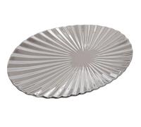 Alexandra House Living Centrotavola Argento Ceramica 5 x 36 x 23 cm