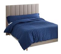 Alexandra House Living Copripiumino Amman Blu 150 x 220 cm