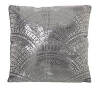 Alexandra House Living Cuscino grigio argento tessile 45 x 45 cm
