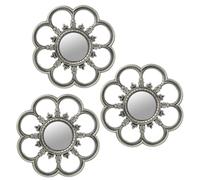 Alexandra House Living Decorazione da parete acrilica di plastica melammina specchio 3 pezzi