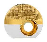 Alexandra House Living Vaso Bianco Ceramica 21 x 6 x 18 cm