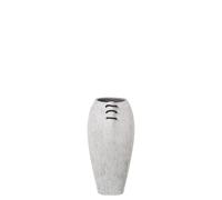 Alexandra House Living Vaso Bianco Ceramica Strisce 22 x 22 x 40 cm