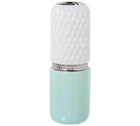 Alexandra House Living Vaso Bianco Verde Ceramica 13 x 37 cm