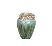 Alexandra House Living Vaso Blu Marrone Terracotta 20 x 25 x 20 cm