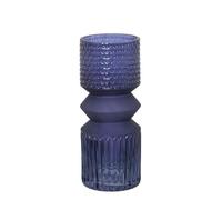 Alexandra House Living Vaso blu vetro 10 x 25 cm