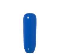 Alexandra House Living Vaso da pavimento blu ceramica lucida 18 x 18 x 57 cm