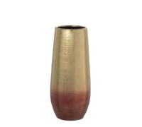 Alexandra House Living Vaso da pavimento dorato in ceramica 24 x 24 x 58 cm