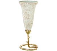 Alexandra House Living Vaso dorato in vetro 15 x 38 cm