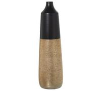 Alexandra House Living Vaso Nero Oro Ceramica 14 x 14 x 46 cm