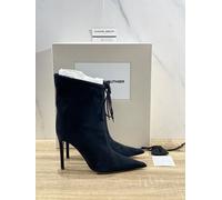 Alexandre Vauthier Raquel 105 Tubo Luxury Boot Donna Suede Nero 39