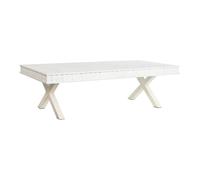 AlexandreHouse Tavolino centrale manico metallico 140 x 70 x 42 29,00 bianco