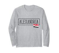 Alexandria City Egypt Country Family Trip Travel Uomo Donna Maglia a Manica