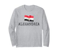 Alexandria City Egypt Country Family Trip Travel Uomo Donna Maglia a Manica