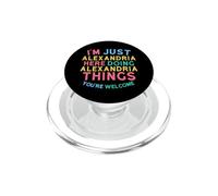 Alexandria Here Doing Alexandria Cose Nome Alessandria PopSockets PopGrip per MagSafe