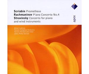 Alexei Lubimov and Toronto Symphony Orchestra and Saraste - Rachmaninov : Piano Concerto No 4 - Stravinsky : Concerto for Piano and Wind Instruments - Scriabin : Promethee