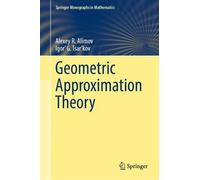 Alexey R. Alimov Igor’ G. Tsar’k Geometric Approximation Theo (Copertina rigida)